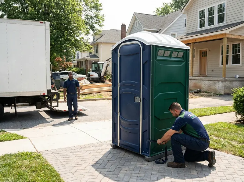 Construction Site Porta Potty Rental in Baltimore, MD